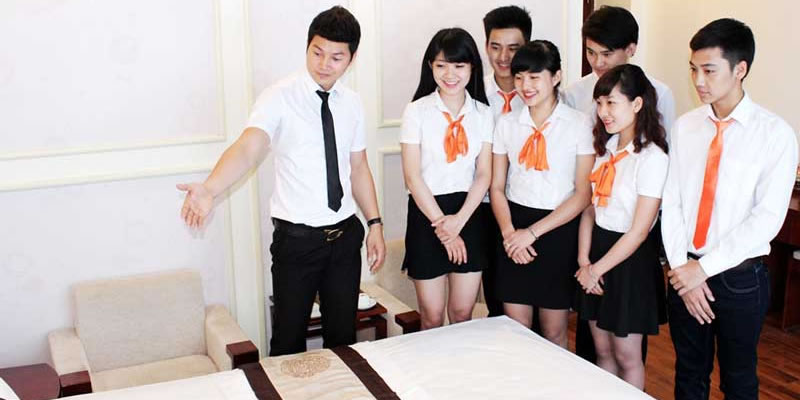 Sinh viên quản trị 
khách sạn tại Cao đẳng Bách Nghệ Hà Nội luôn được đào tạo lý thuyết đi đôi với 
thực hành