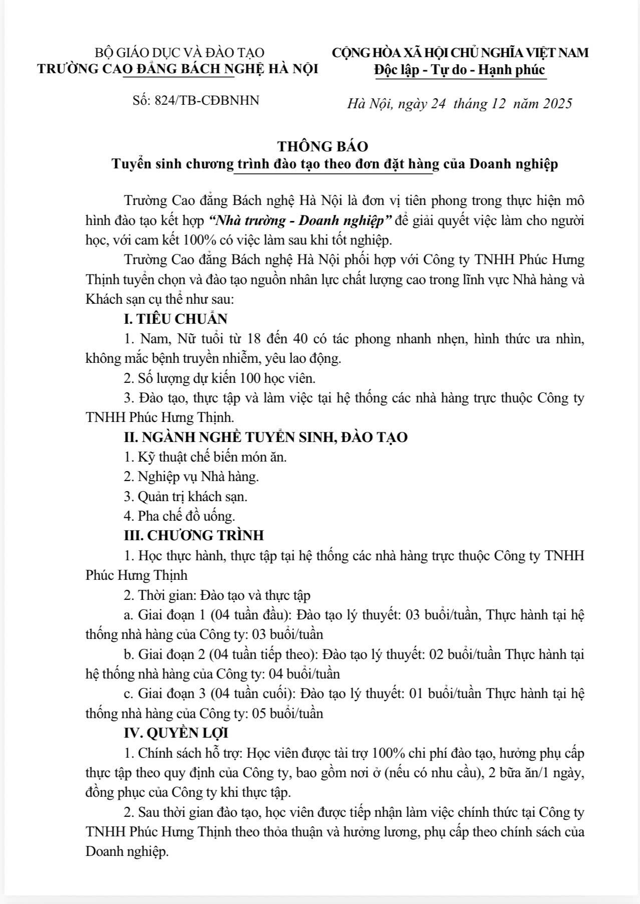 HỌC MIỄN PHÍ – ĐI LÀM NGAY: CƠ HỘI VIỆC LÀM HẤP DẪN CÙNG PHÚC HƯNG THỊNH