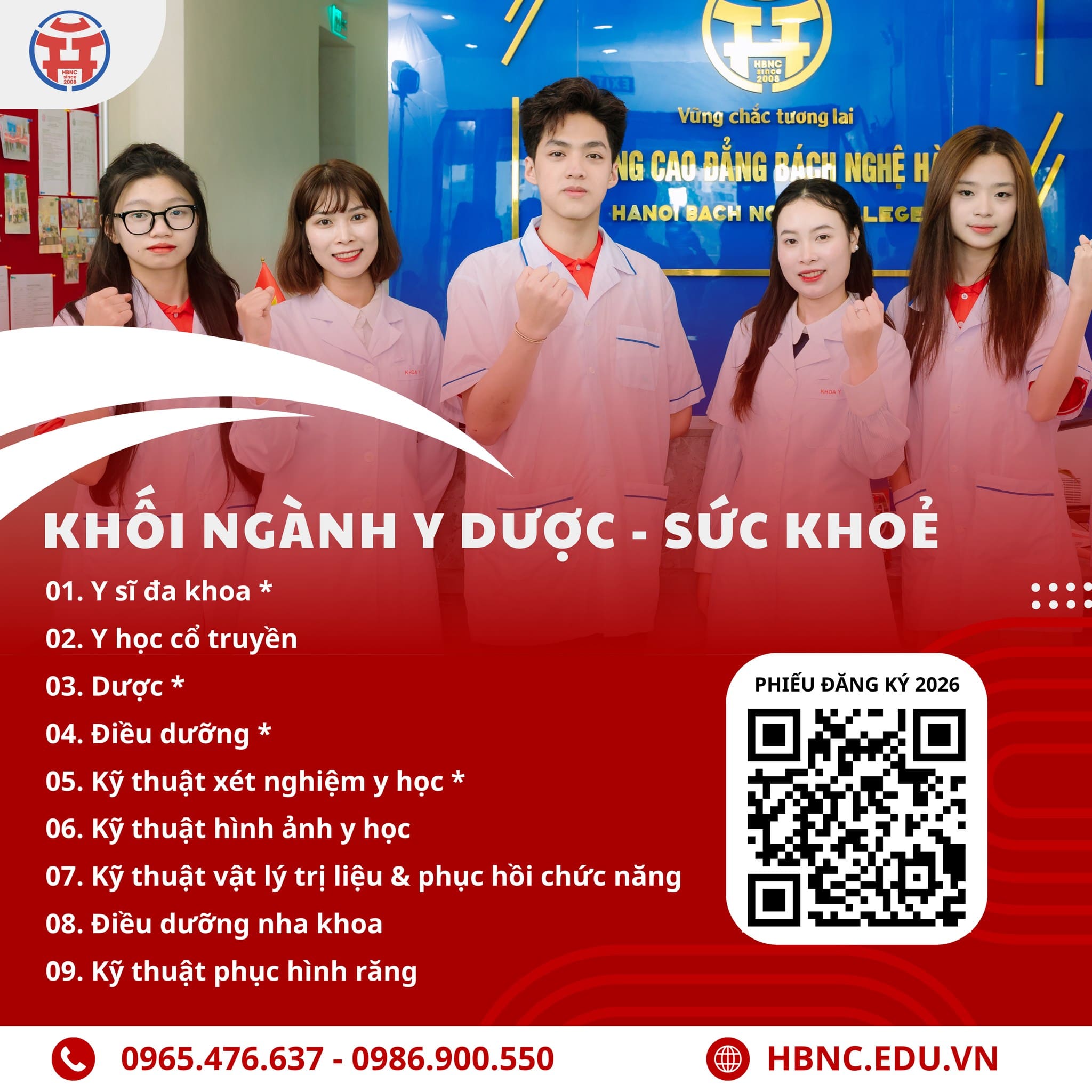 TUYỂN SINH TRUNG CẤP - CAO ĐẲNG CHÍNH QUY 2026

