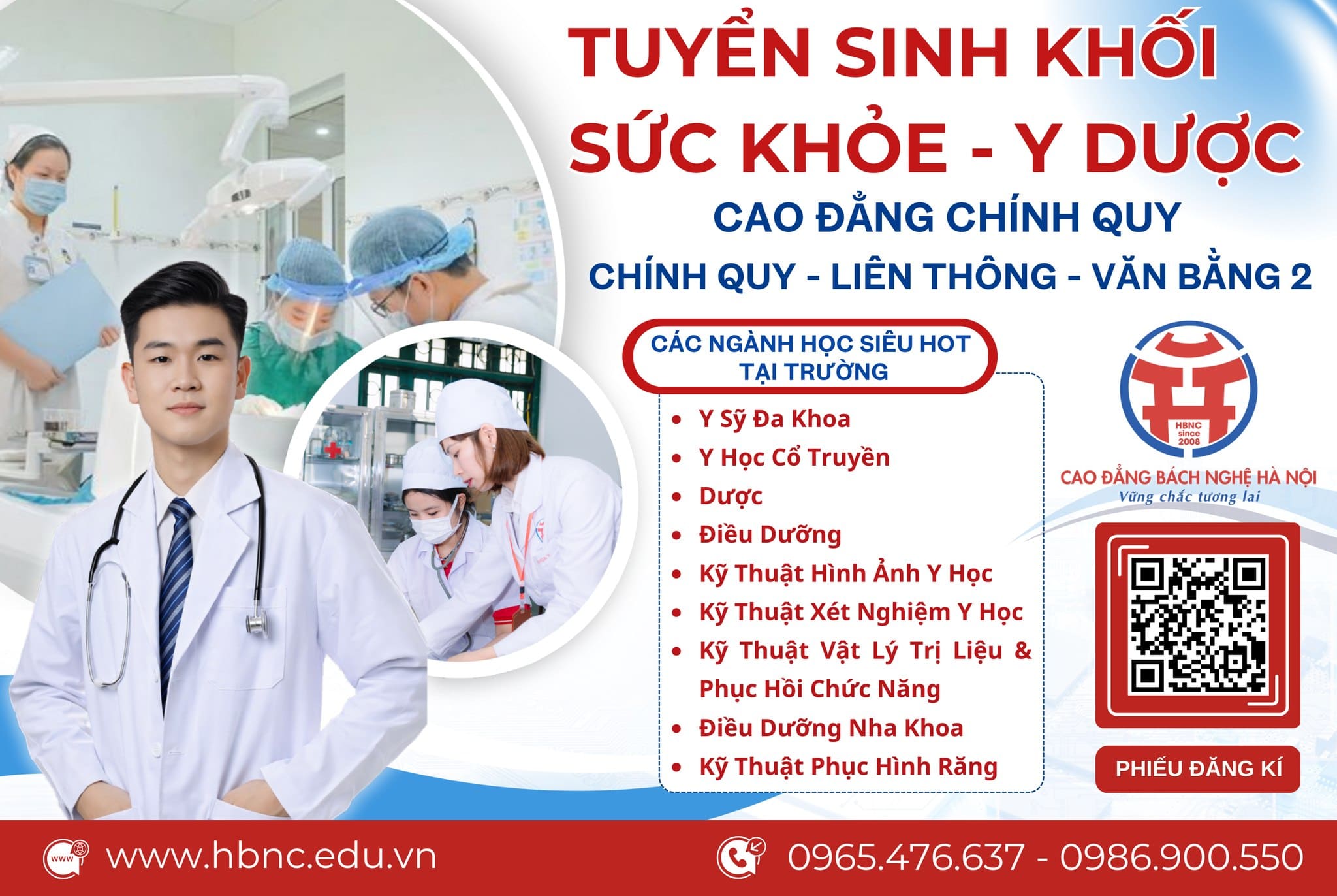 TUYỂN SINH KHỐI NGÀNH Y DƯỢC & SỨC KHỎE