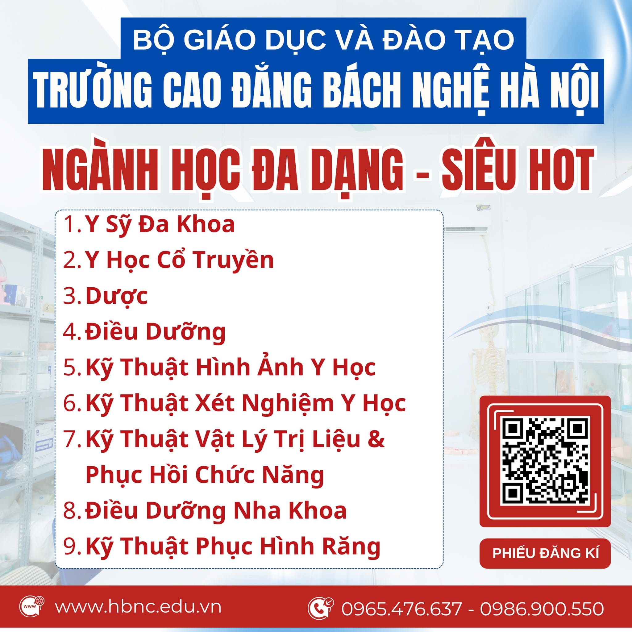 TUYỂN SINH KHỐI NGÀNH Y DƯỢC & SỨC KHỎE