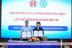 BÁCH NGHỆ HÀ NỘI KÝ KẾT HỢP TÁC CHIẾN LƯỢC CÙNG ĐẠI HỌC CATHOLIC SANGJI (HÀN QUỐC)