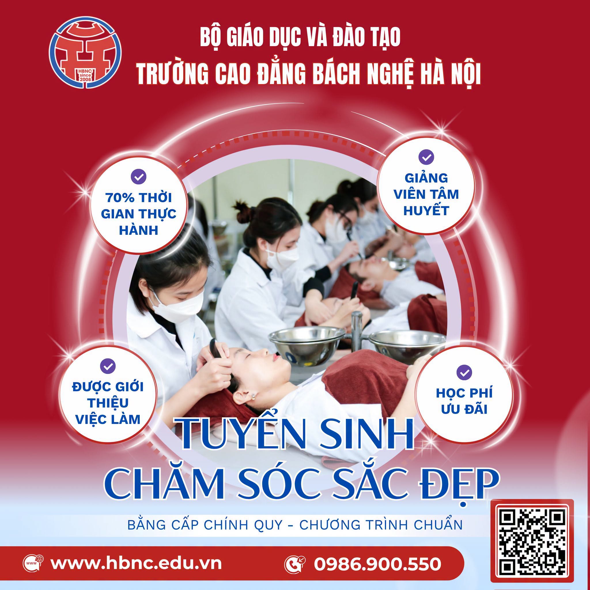 Tuyển Sinh Ngành Chăm Sóc Sắc đẹp