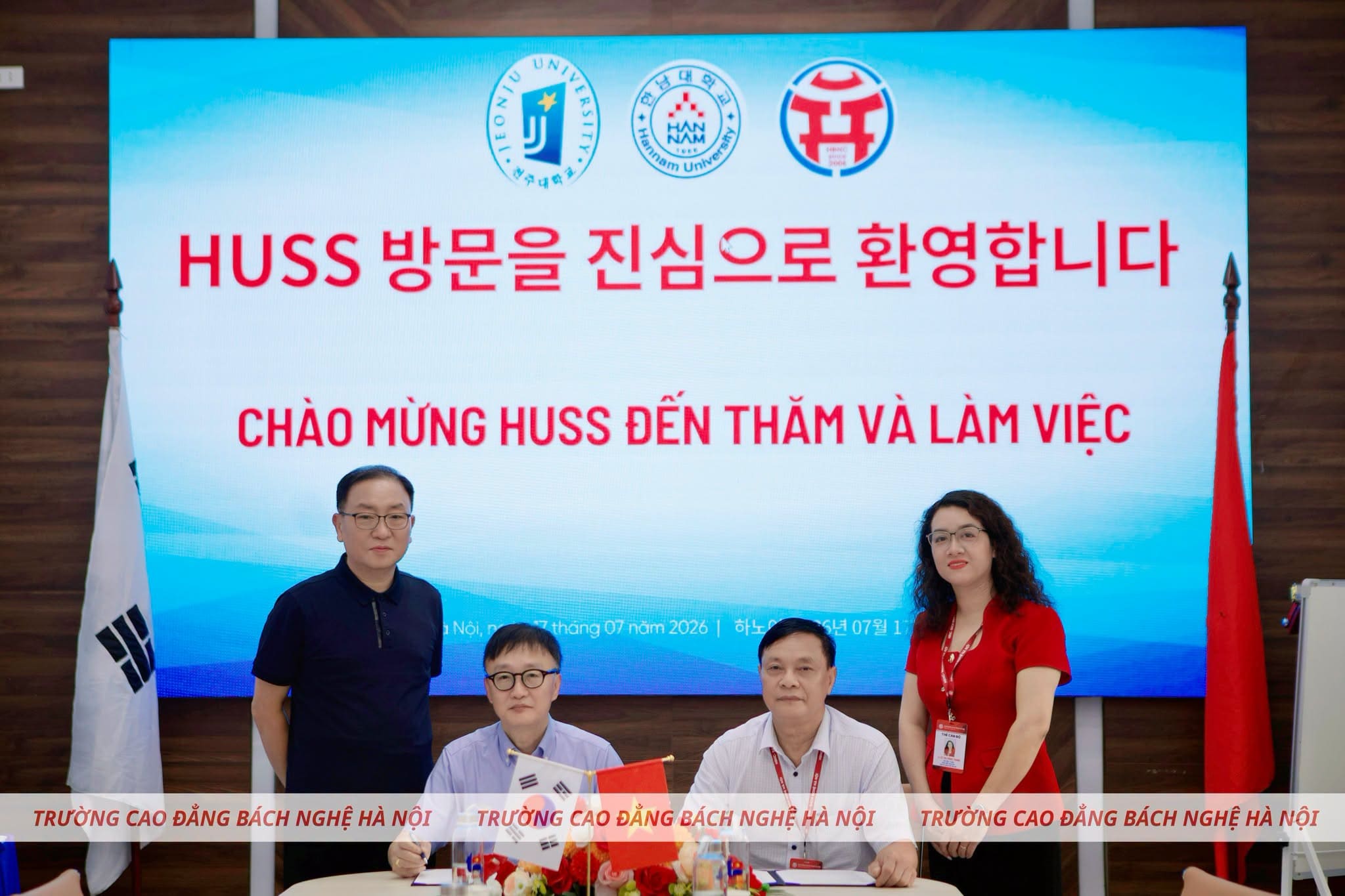 HBNC ký kết hợp tác với Liên minh HUSS gồm 5 trường đại học Hàn Quốc, mở rộng hợp tác quốc tế, nâng cao chất lượng đào tạo và cơ hội học tập cho sinh viên.