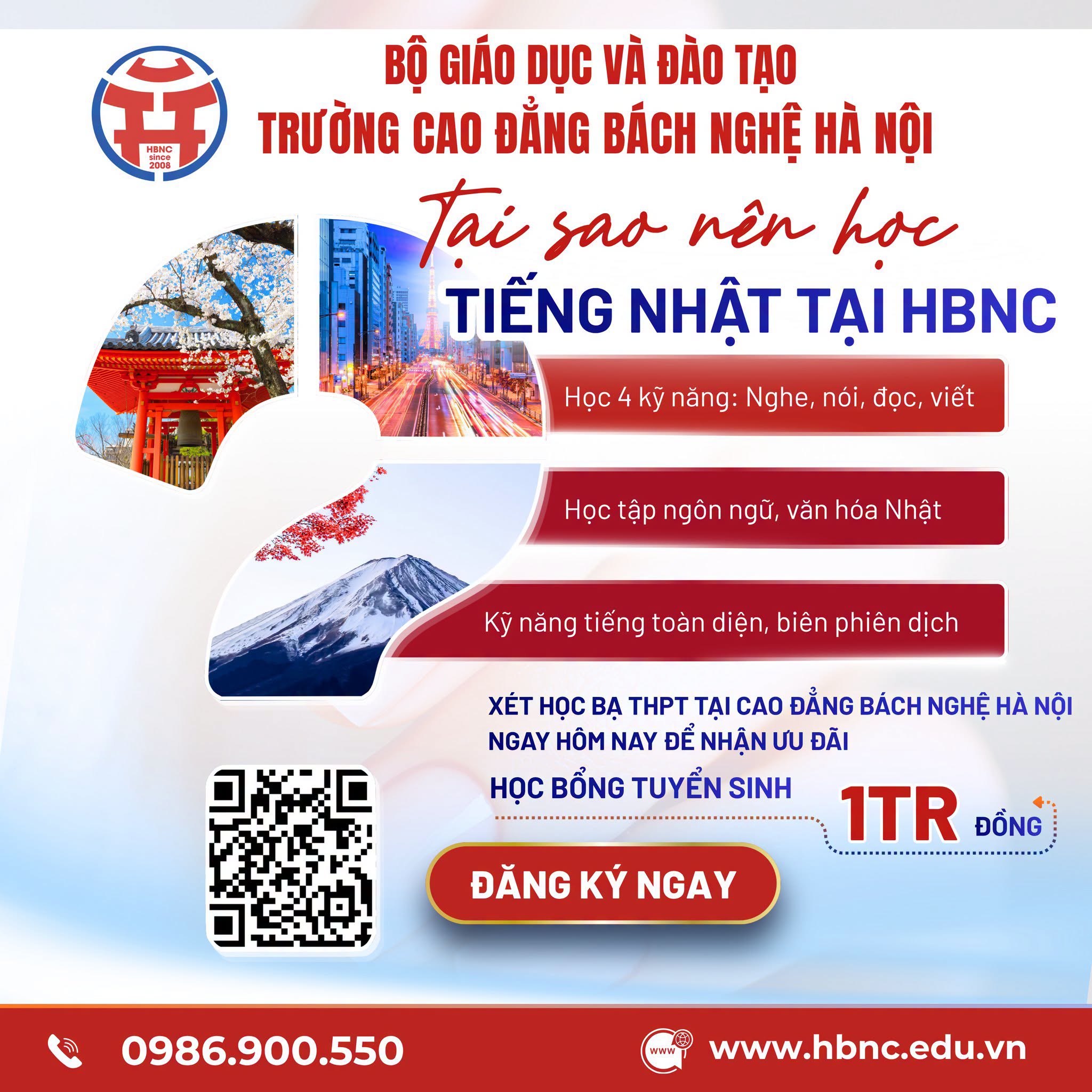 Tuyển Sinh Ngành Tiếng Nhật