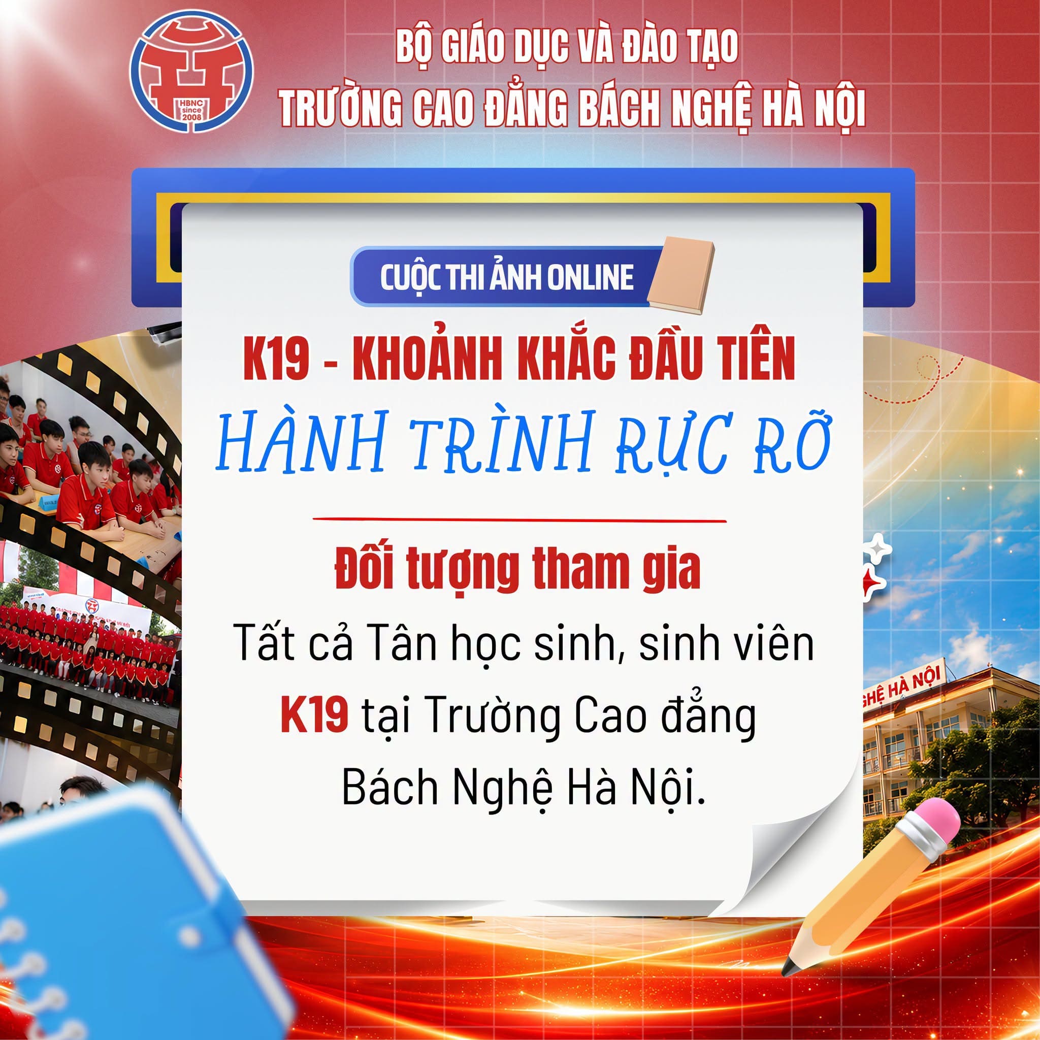 Phát động Cuộc Thi ảnh Online K19 Khoảnh Khắc đầu Tiên – Hành Trình Rực Rỡ (2)