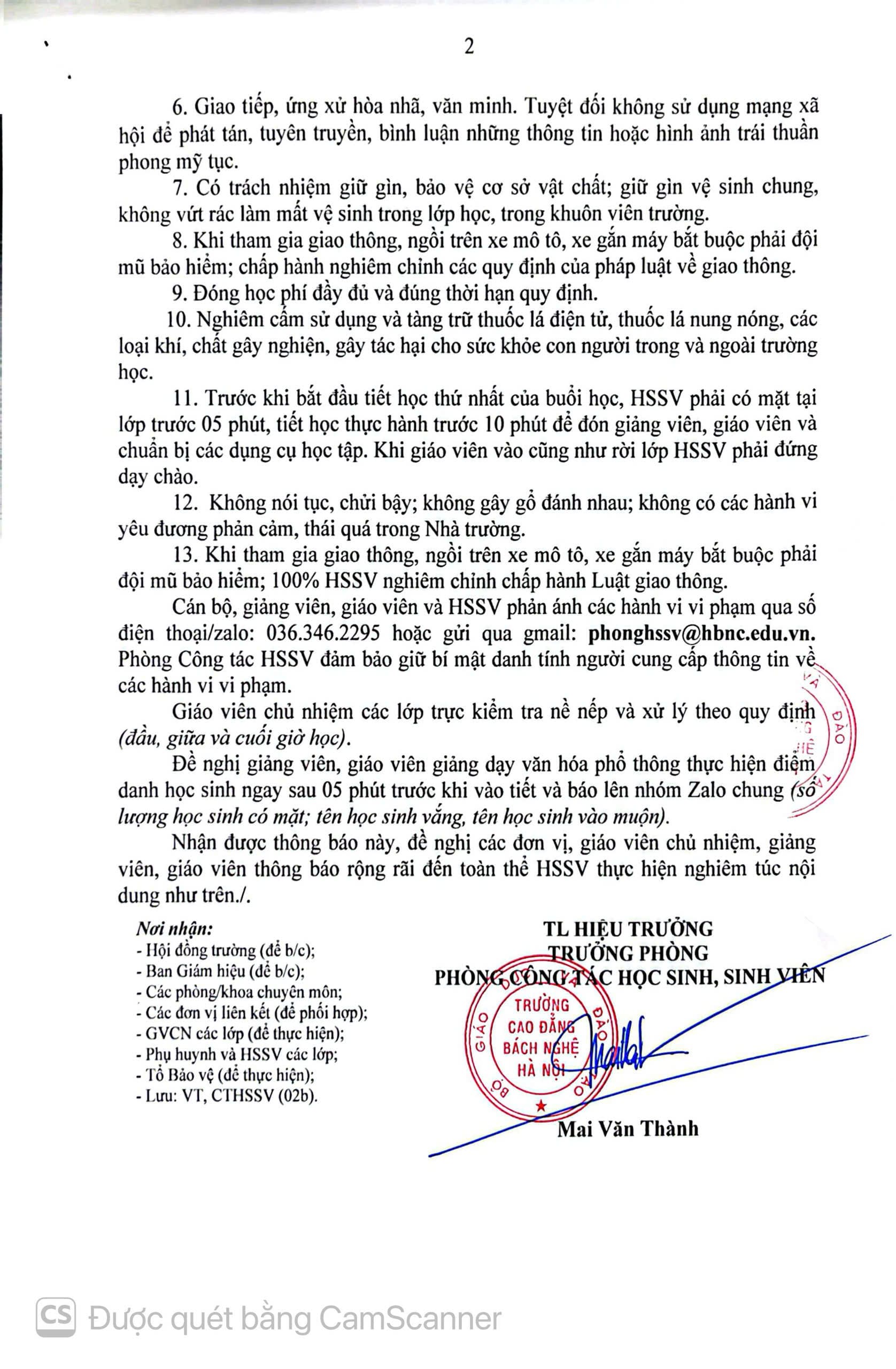 Nội Quy Học Sinh Sinh Viên (1)