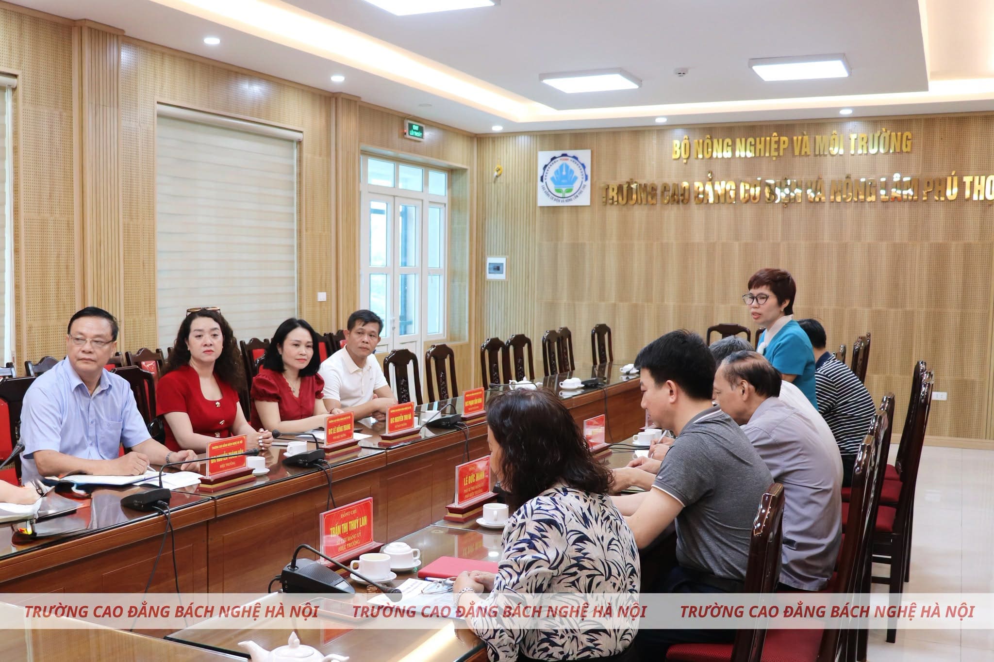 Hbnc Giao Lưu, Trao đổi Kinh Nghiệm Cùng Trường Cao đẳng Cơ điện Và Nông Lâm Phú Thọ (4)