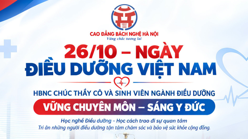 Banner Tuyển Sinh Đại Học Hiện đại Xanh đỏ
