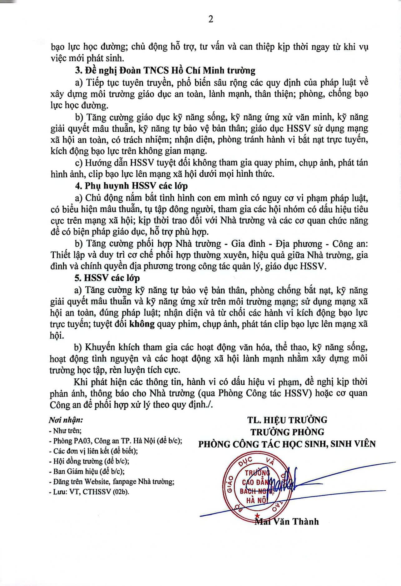 Ngăn Chặn đẩy Lùi Bạo Lực Học đường (1)